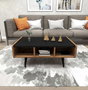 Hanah Home Mesa de Centro Line - Light Walnut